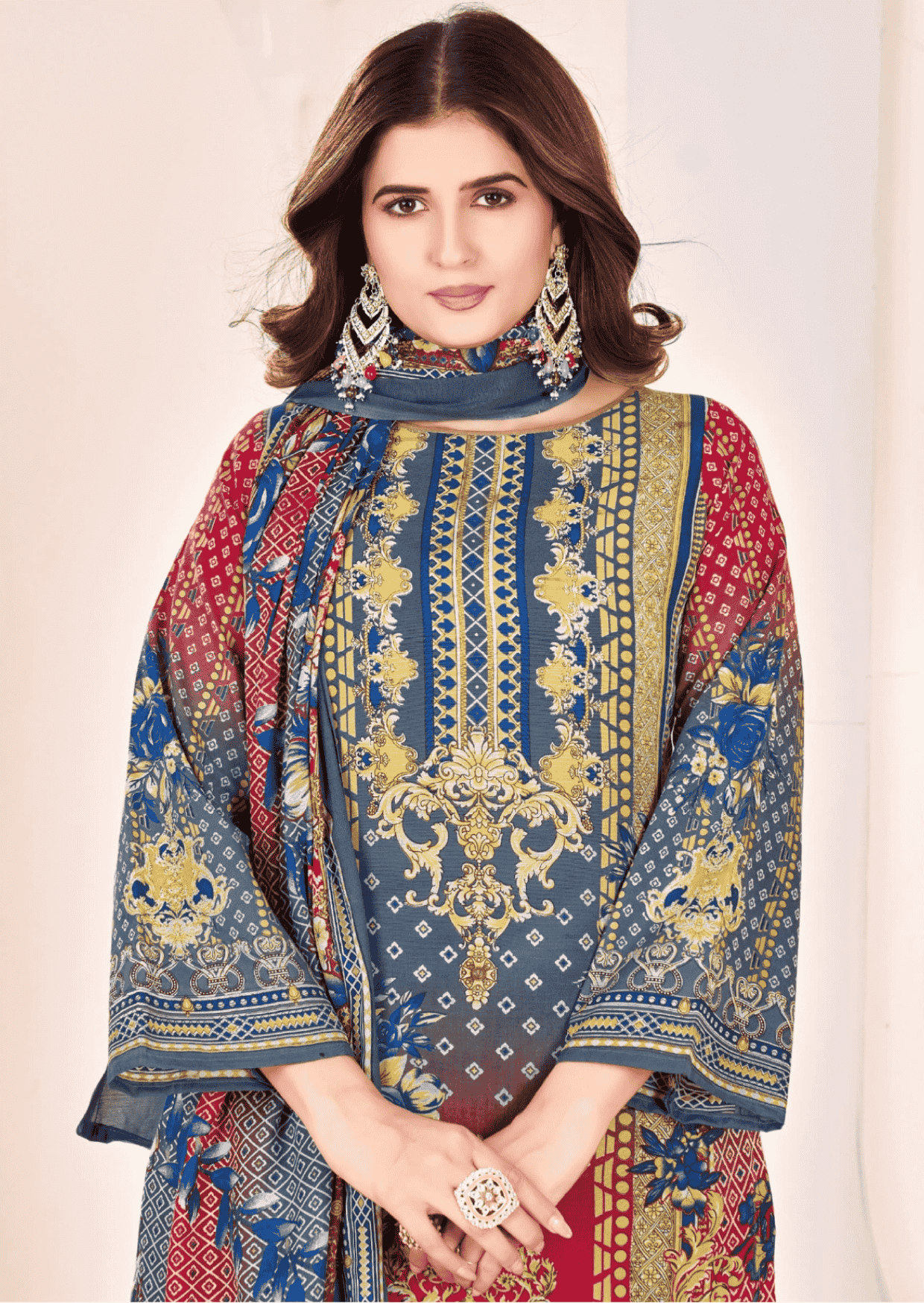 Premium Embroidered Pakistani Suit 1 by Parnika India