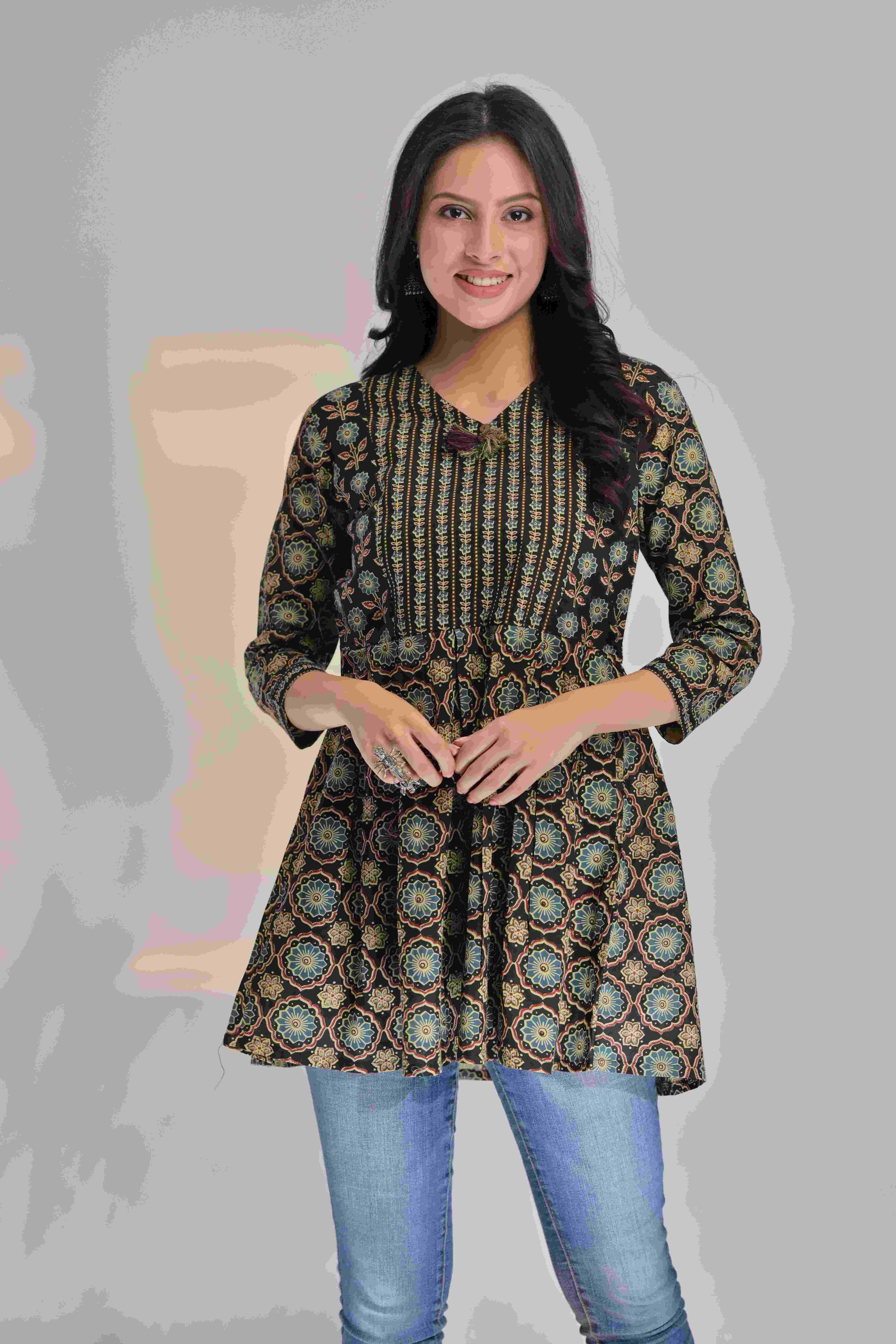 Trendy Short Ethnic Kurti 2 by Parnika India